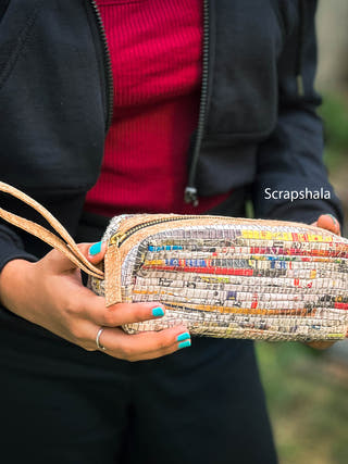CHARCHA Vault Zip Pouch Scrapshala