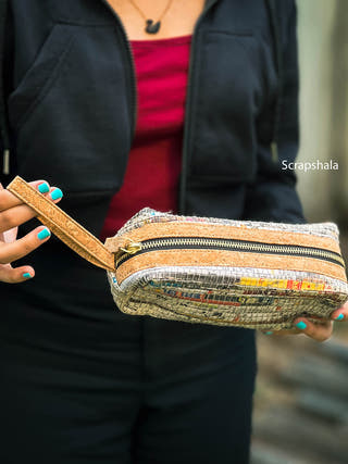 CHARCHA Vault Zip Pouch Scrapshala