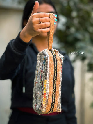 CHARCHA Vault Zip Pouch Scrapshala