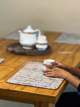 CHARCHA Table Placement set of 4 Scrapshala