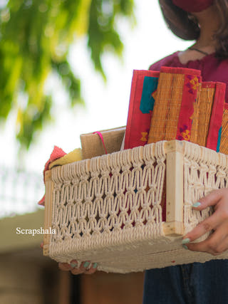ROZANA Macrame Basket Scrapshala
