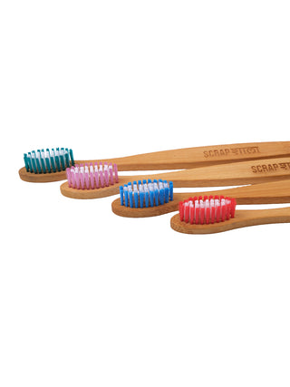 Bamboo Clean Toothbrush Family Pack Scrapshala