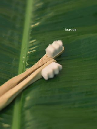 Nano Bambooclean Toothbrush Set Scrapshala