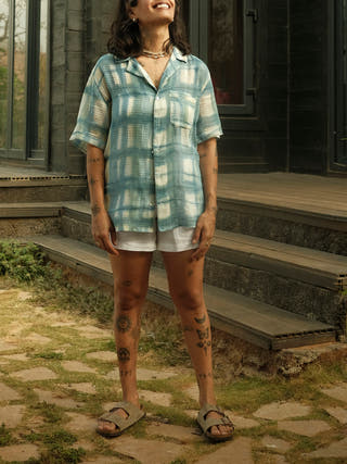 MEADOW Twilight Teal Shirt Something Sustainable