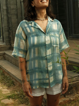 MEADOW Twilight Teal Shirt Something Sustainable