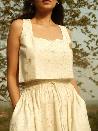 MEADOW Daisy Splatter Top Something Sustainable