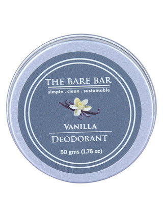 Vanilla Deodorant The Bare Bar