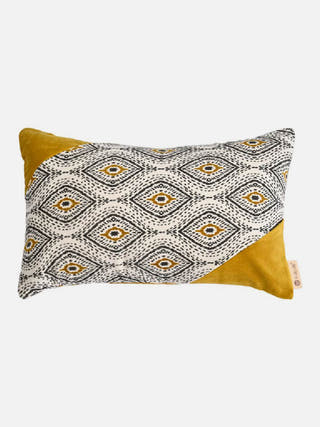 Makhamalee Lumbar Cushion Cover Ochre The Greige Warp
