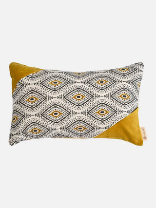 Makhamalee Lumbar Cushion Cover Ochre The Greige Warp