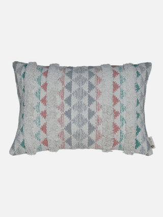 Neo Nordic Tessellated Lumbar Cushion Cover Multi Colour The Greige Warp