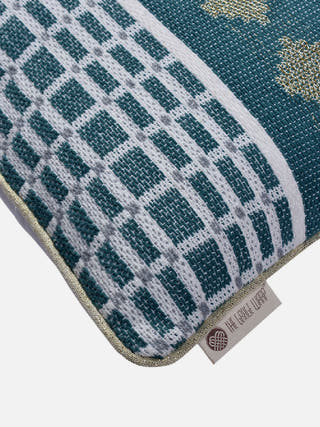 Meraki Blocked Meraki Cushion Cover Gold The Greige Warp