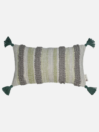 Back To Nature Entwine Cushion Cover Brown & Green The Greige Warp