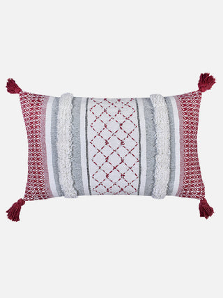 Atrisuta Solids Cushion Cover Muted Scarlet The Greige Warp