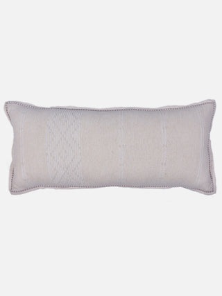 Earthbound Ribmond Lumbar Cushion Cover Off White The Greige Warp