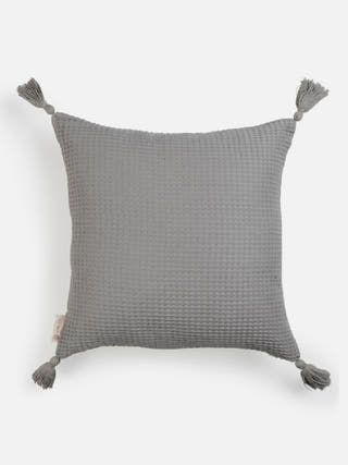 Waffle Woven Cushion Cover The Greige Warp