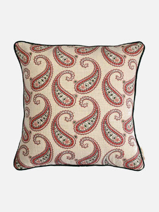 Ruhe Paisley All Over Cushion Cover Multi Colour The Greige Warp