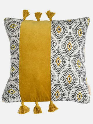 Makhamalee Cushion Cover Ochre The Greige Warp