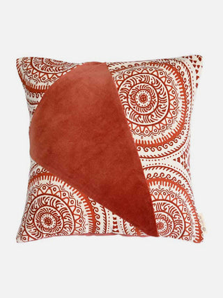 Makhamalee Terra Cushion Cover Rust The Greige Warp