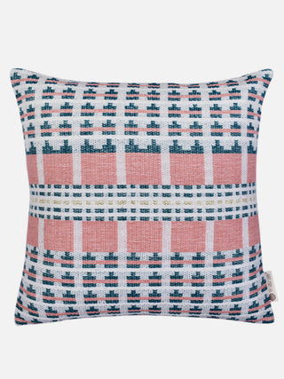 Meraki Spark Cushion Cover Pink And Teal The Greige Warp