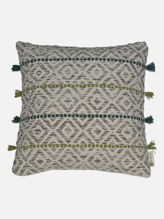 Back To Nature Balmy Honeydew Cushion Cover Green And Off White The Greige Warp