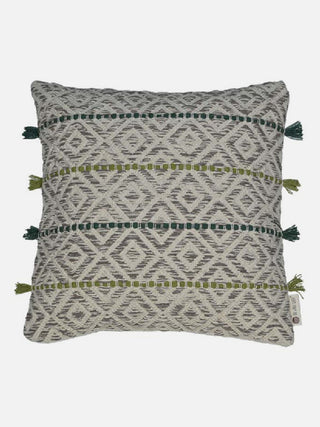 Back To Nature Balmy Honeydew Cushion Cover Green & Off White The Greige Warp