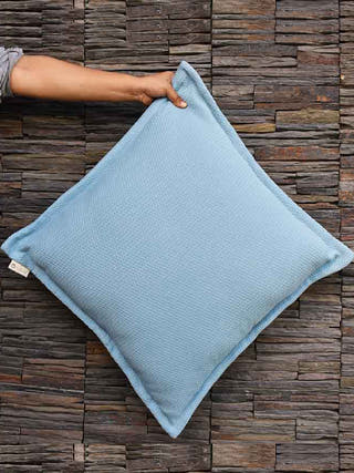 Intertwined Cushion Cover Solid The Greige Warp