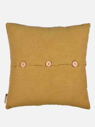 Atrisuta Solids Cushion Cover Camel Yellow The Greige Warp