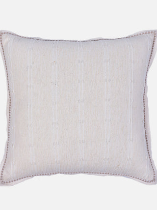 Earthbound Broken Rib Cushion Cover Pearl White The Greige Warp