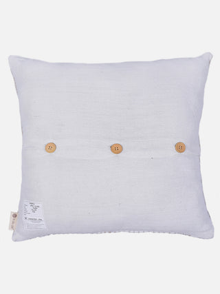Earthbound Diamond & Stripe Cushion Cover White & Beige The Greige Warp