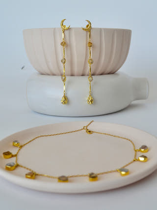 Moonlit Dangle Earrings The Loom Art