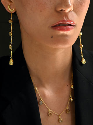 Moonlit Dangle Earrings The Loom Art