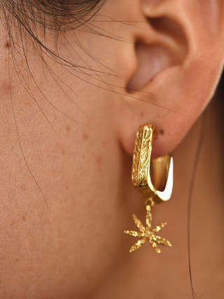 Cinnamon Fall Dangle Earrings The Loom Art