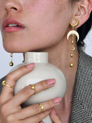 Luna Earrings Dangle Earrings The Loom Art