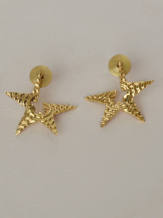 Tinted Star Statement Stud Earrings The Loom Art