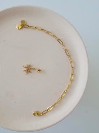 Textured Cinnamon Star Charm The Loom Art