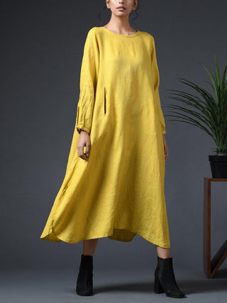 Lily Dress Yellow Vasstram