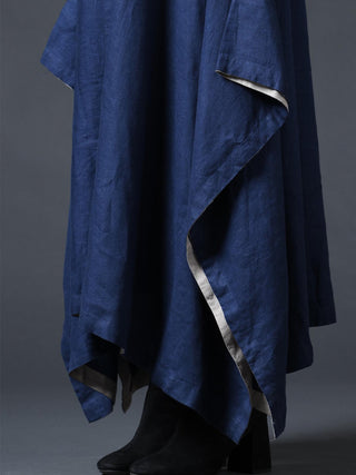 Handkerchief Dress Navy Blue Vasstram