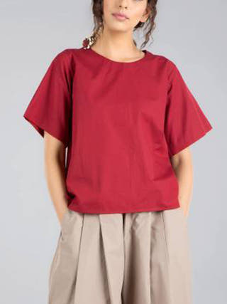 Zen Top Maroon Vasstram