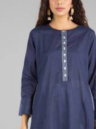 Zoya Tunic Navy Vasstram