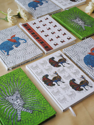 Chitrakathi Varaaha Journal  Sketchbook White Ekibeki