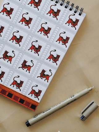 Chitrakathi Varaaha Sketchbook White Ekibeki