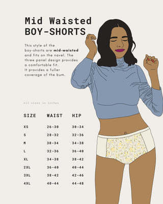  Sunflower Boy Shorts Grey by Wear Equal sold by Flourish