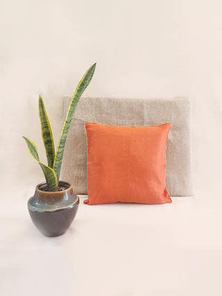 Handmade Solid Kota Festive Cushion Cover Whe
