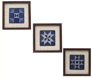 Wall Panel Set of 3 Kamli Tribes