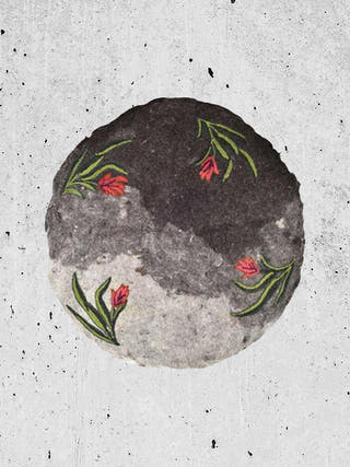 Tulip Hand Felted Namada Rug Zaina