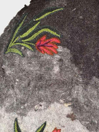 Tulip Hand Felted Namada Rug Zaina