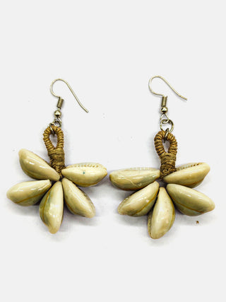 Cowry Jute Earrings Whe