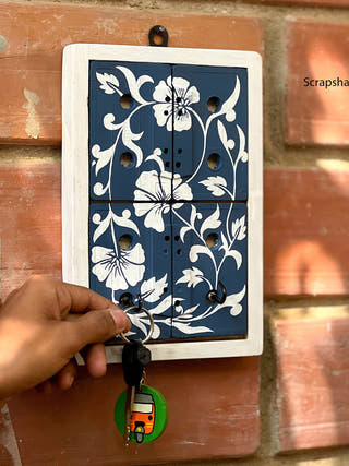 The Blue Pottery GEET Keyholder Scrapshala
