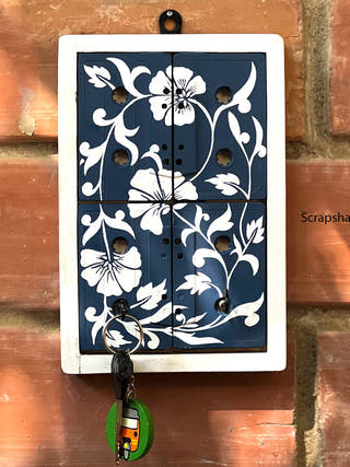 The Blue Pottery GEET Keyholder Scrapshala