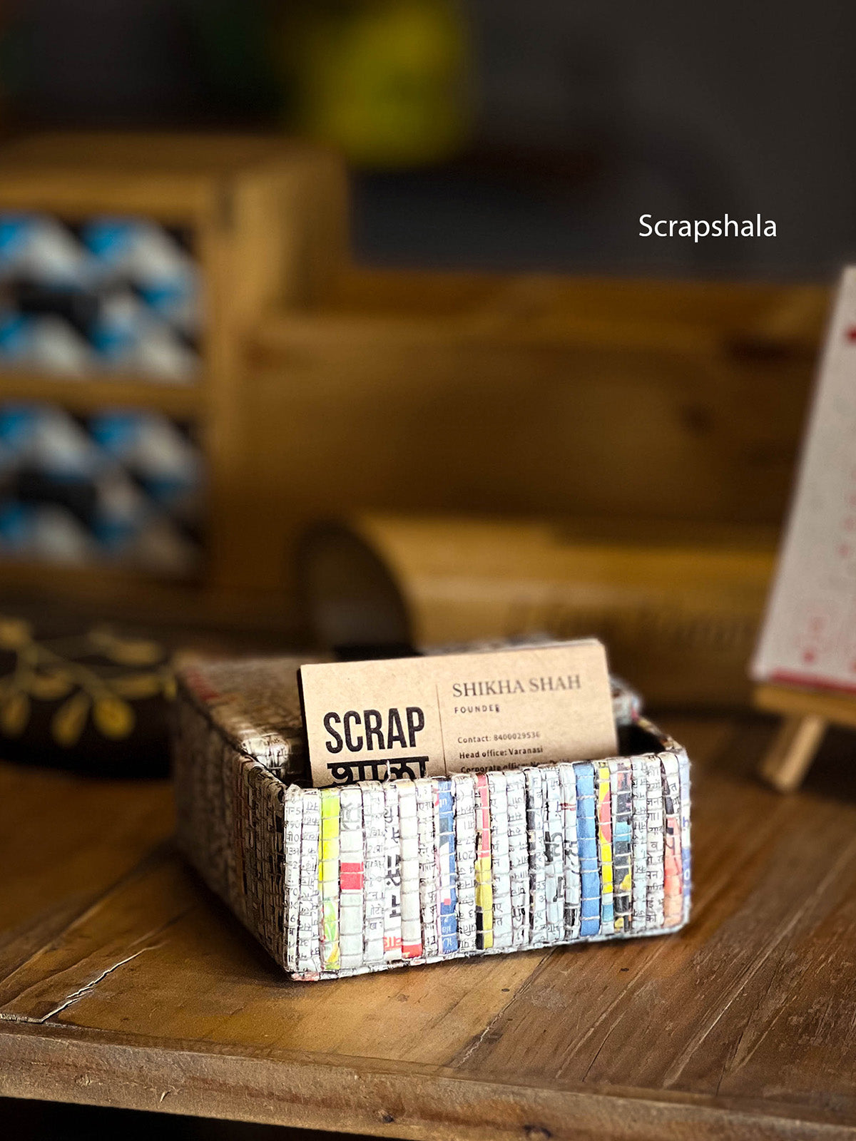 Charcha Business Card Holder Box